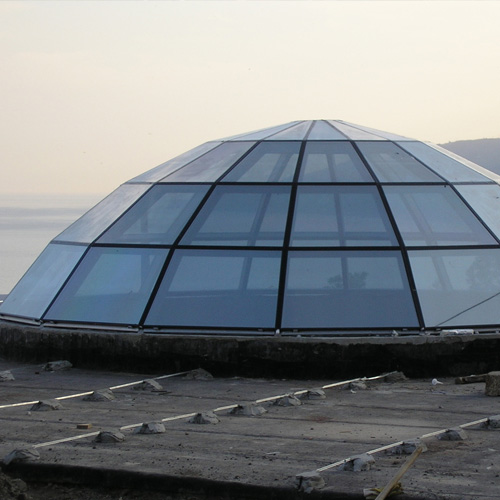 Ремонт стеклянного купола Пушкино