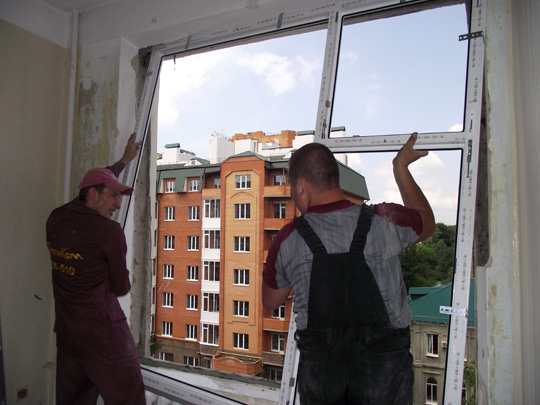 профессиональная установка пластиковых окон в доме Пушкино