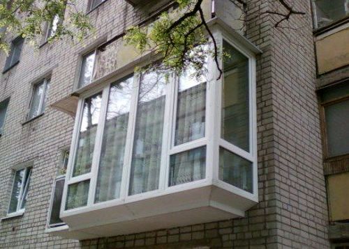 Полное остекление балкона от пола до потолка Пушкино