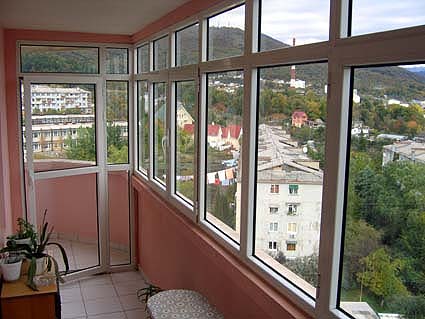балконное пластиковое окно Пушкино