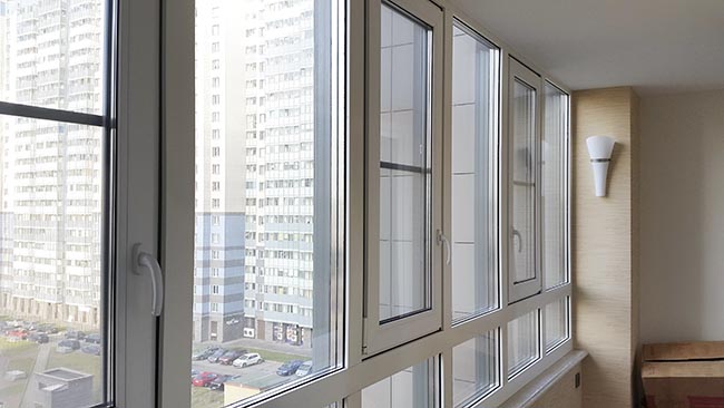 Металлопластиковое остекление балконов Пушкино